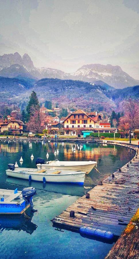 Reflet Bleu Du Lac D'Annecy 3 Etoiles - Face Au Lac, Parking Gratuit, Paddle Board Doussard Exterior photo
